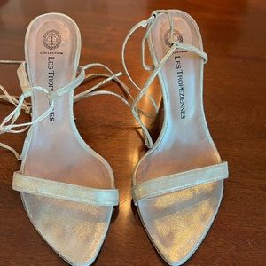 Les Tropeziennes Collection Size 40 evening lace-up sandal.
